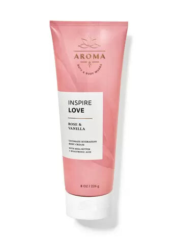 Inspire Love Rose Vanilla Ultimate Hydration Body Cream - Aroma