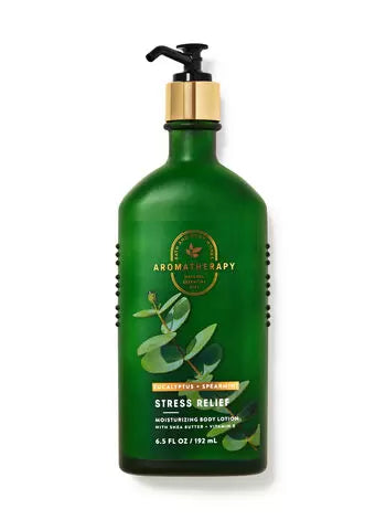 Stress Relief Eucalyptus Spearmint Moisturizing Body Lotion - Aromatherapy