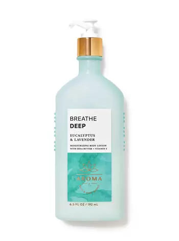 Breathe Deep Eucalyptus Lavender Moisturizing Body Lotion - Aroma