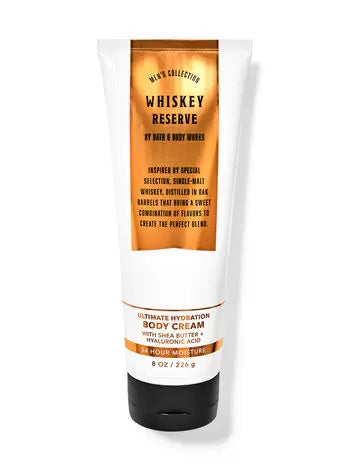 Whiskey Reserve Ultimate Hydration Body Cream - Mens