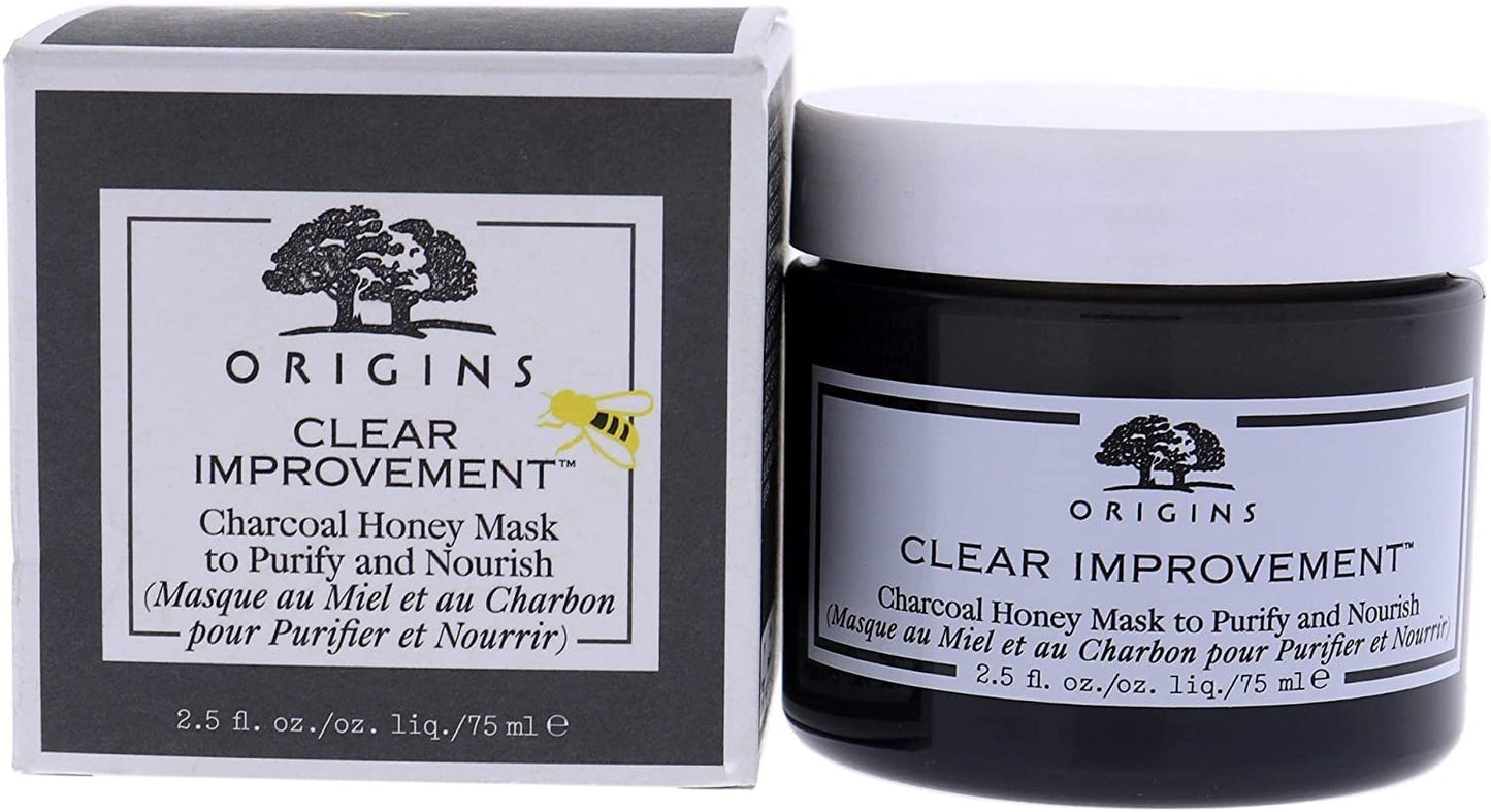 Origins Clear Improvement Charcoal Honey Mask To Purify & Nourish