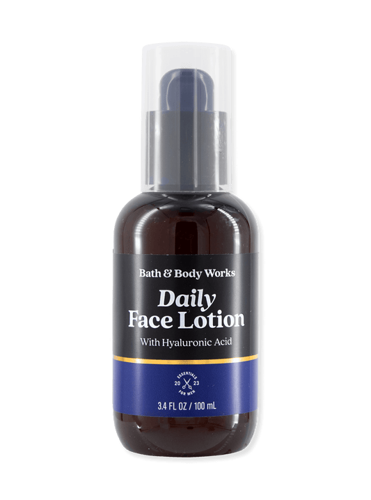 Beard andDaily Face lotion from  Bath Body Works infused with Hyaluronic Acid