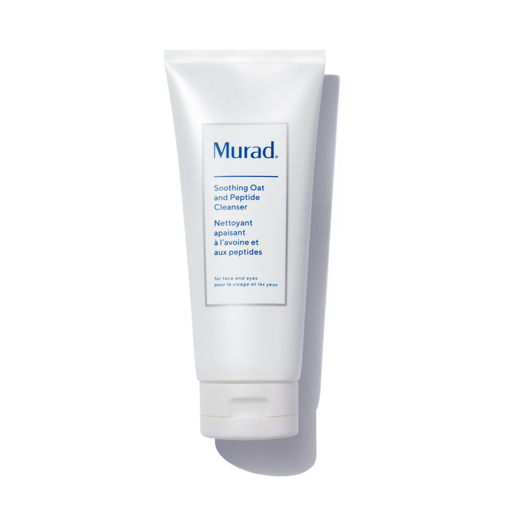 This gentle Murad facial wash cleanses skin while soothing eczema. Murad Soothing Oat and Peptide Cleanser is perfect for eczema and sensitive skin