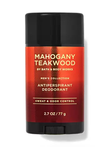 Mahogany Teakwood  By Bath & Body Works Men's Collection Antiperspirant Deodorant with Sweat & Odor Control