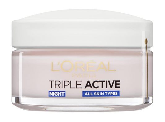 L'Oréal  Paris triple active comforting moisturizer night 50 Ml