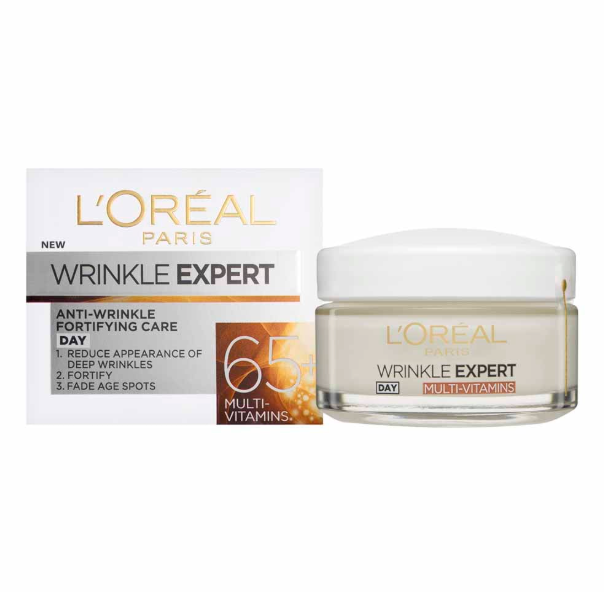 L'oreal Wrinkle Expert Anti-Wrinkle Strengthening Care day 65+ Multi-vitamins - 50ml