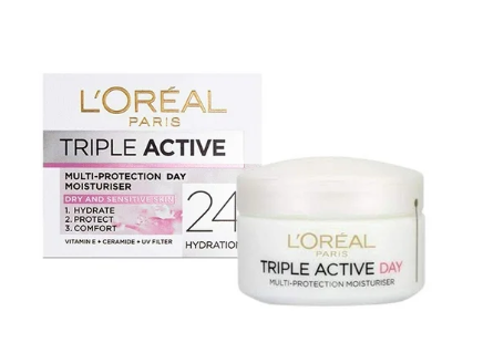 L'Oréal Paris Triple Active Multi-Protection Moisturiser Day 50ml