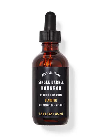 Beard Oil Single Barrel Bourbon from Bath&Body-Works with Coconut Oil + Vitamin C