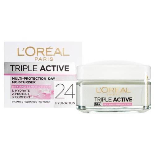 L'Oréal Paris Triple Active Multi-Protection Moisturiser Day 50ml