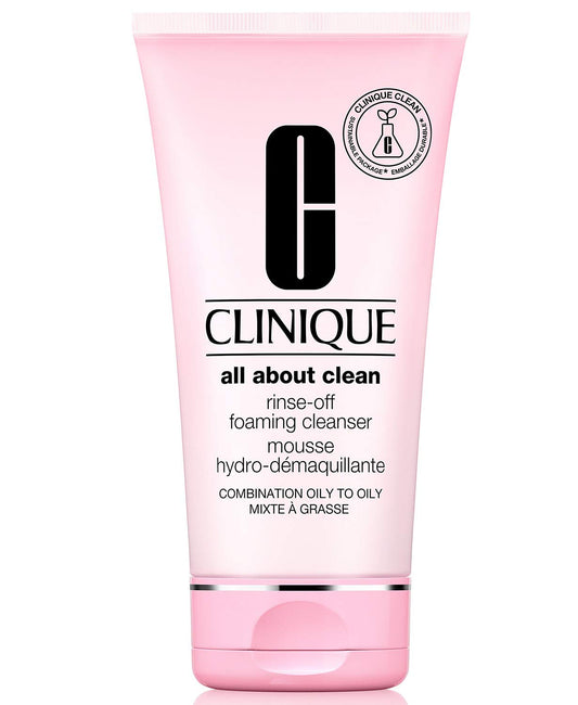 Clinique Rinse Off Foaming Cleanser Mousse 5oz 150 ml Dry, Combination to Oily