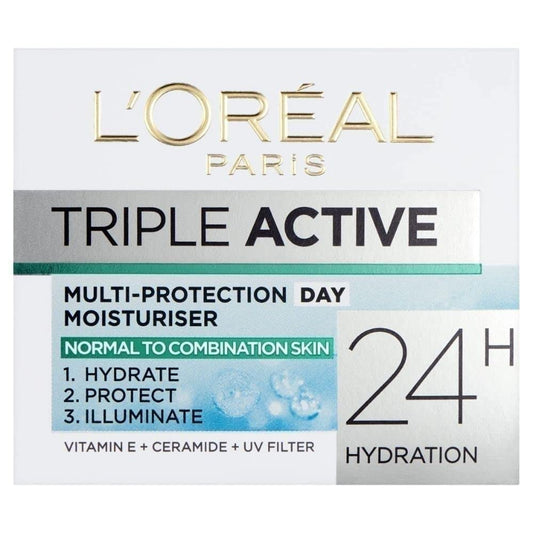 Dermo-Expertise Triple Active Day Multi-Protection Moisturiser - Normal & Combination Skin (50ml)