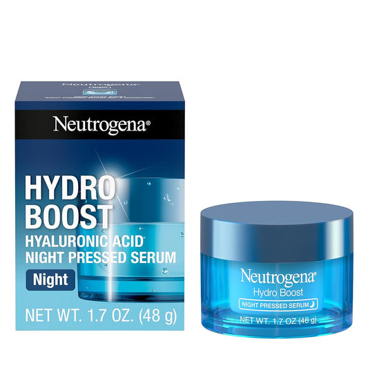 Hydro Boost Night Moisturizer for Face, Hyaluronic Acid Facial Serum for Dry Skin to Oil-Free