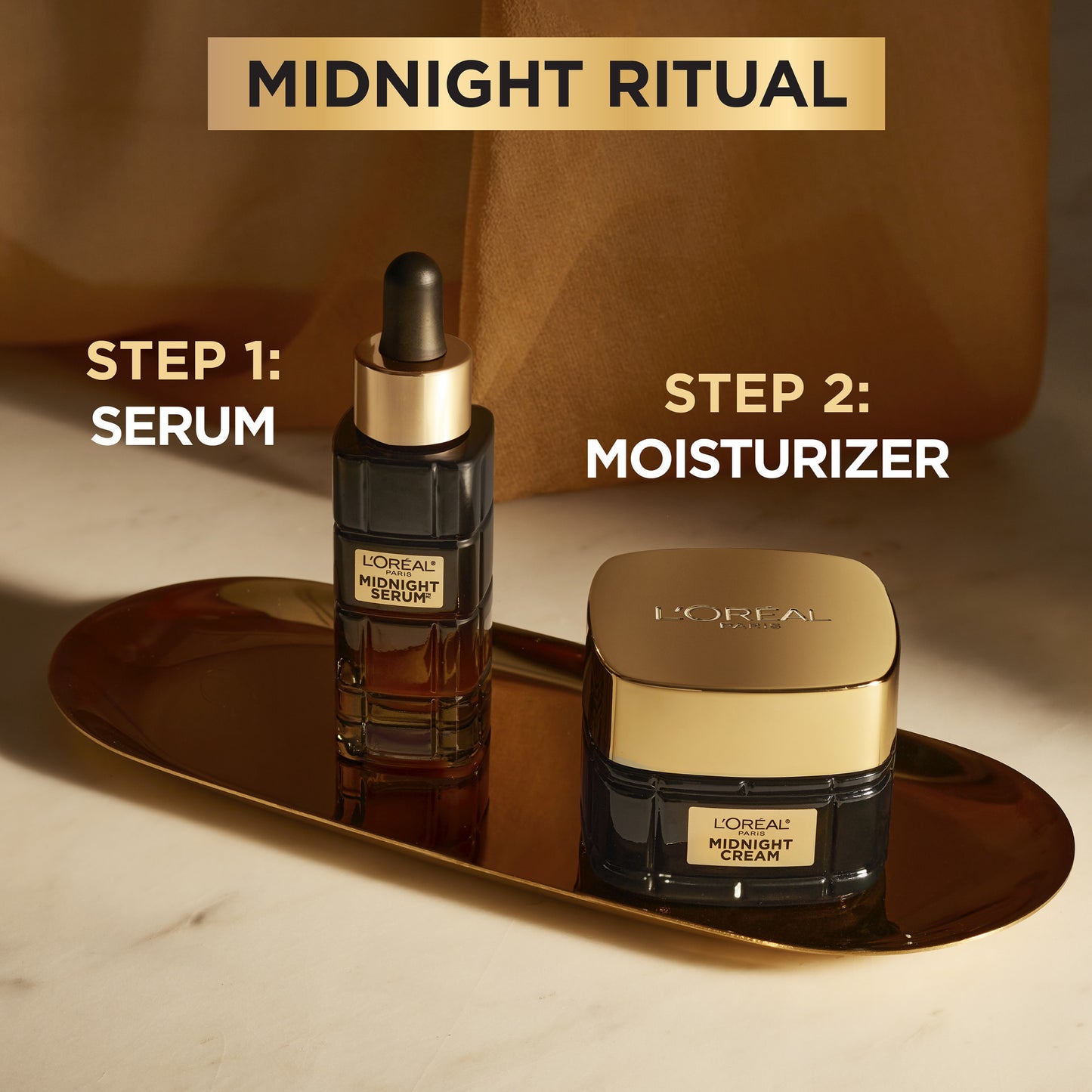 Age Perfect Caring Cell Renewal Midnight Cream, Antioxidants, 1.7 oz - EXprimi Skincare Kenya - Ant-Aging - L'Oreal Paris - EXprimi Skincare Kenya.