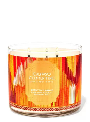 Calypso Clementine 3-Wick Candle - EXprimi Skincare Kenya - Calypso Clementine 3-Wick Candle Bath and Body Works - Bath & Body Works - EXprimi Skincare Kenya.