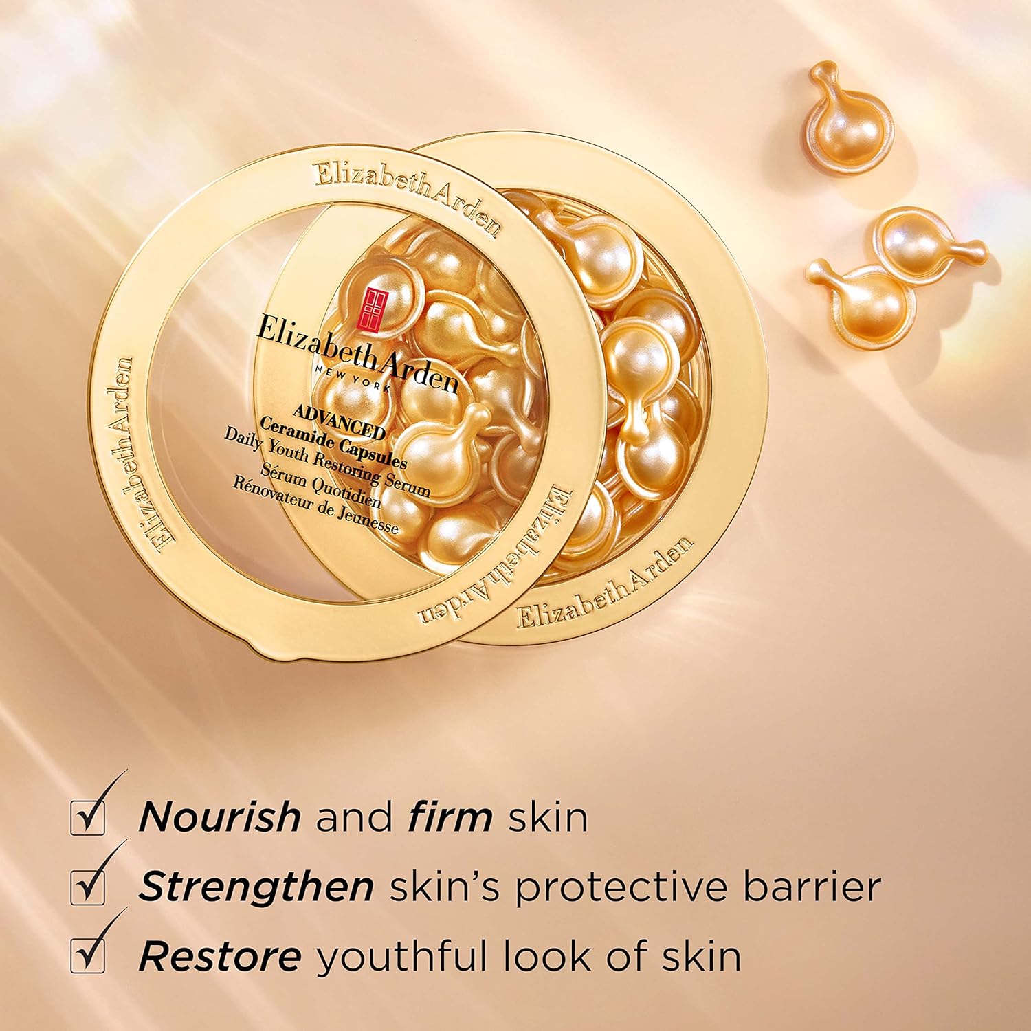 Elizabeth Arden Anti-Aging Ceramide Capsules Serum, Advanced Daily Youth Restoring Serum - EXprimi Skincare Kenya - Luxury Beauty - Elizabeth Arden - EXprimi Skincare Kenya.