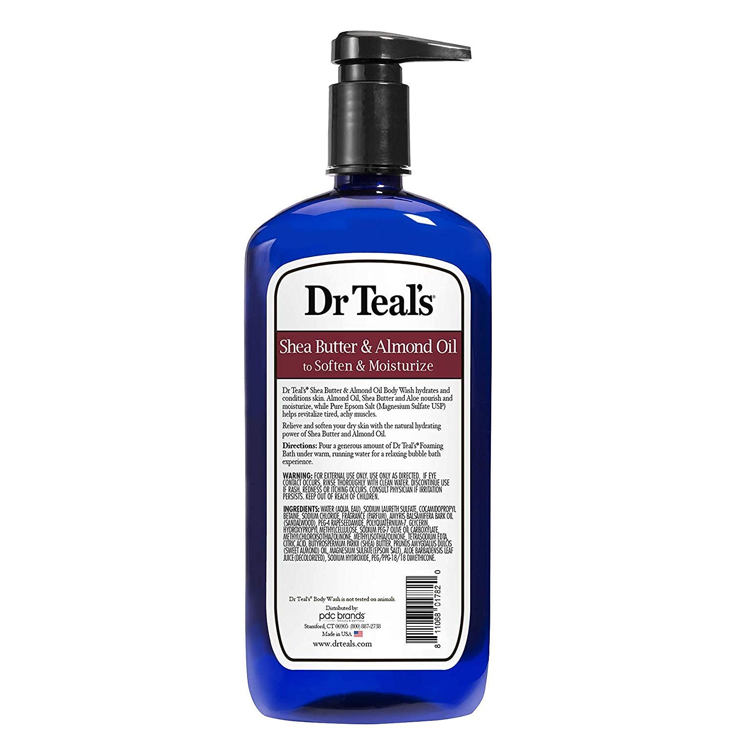 Epsom Salt Bath and Shower Body Wash with Pump - Shea Butter and Almond Oil, 24 Oz - EXprimi Skincare Kenya - Epsom Salt Bath and Shower Body Wash - Dr. Teal's - EXprimi Skincare Kenya.