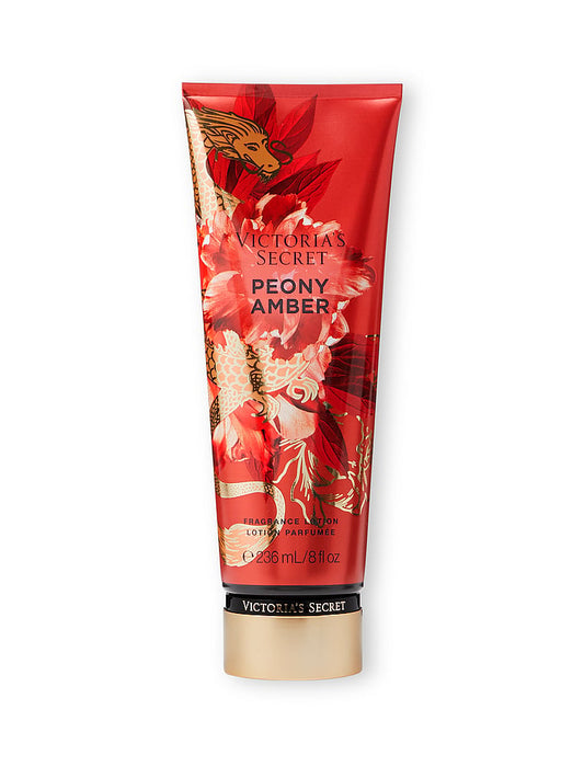 Limited Edition Year of the Dragon Fragrance Lotion -PEONY AMBER - EXprimi Skincare Kenya -  - Victoria's Secret - EXprimi Skincare Kenya.