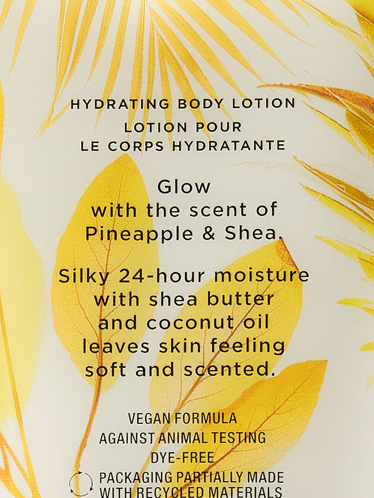 Natural Beauty Hydrating Body Lotion: Pineapple & shea - Victoria Secrets - EXprimi Skincare Kenya - Victoria's Secret - Victoria's Secret - EXprimi Skincare Kenya.