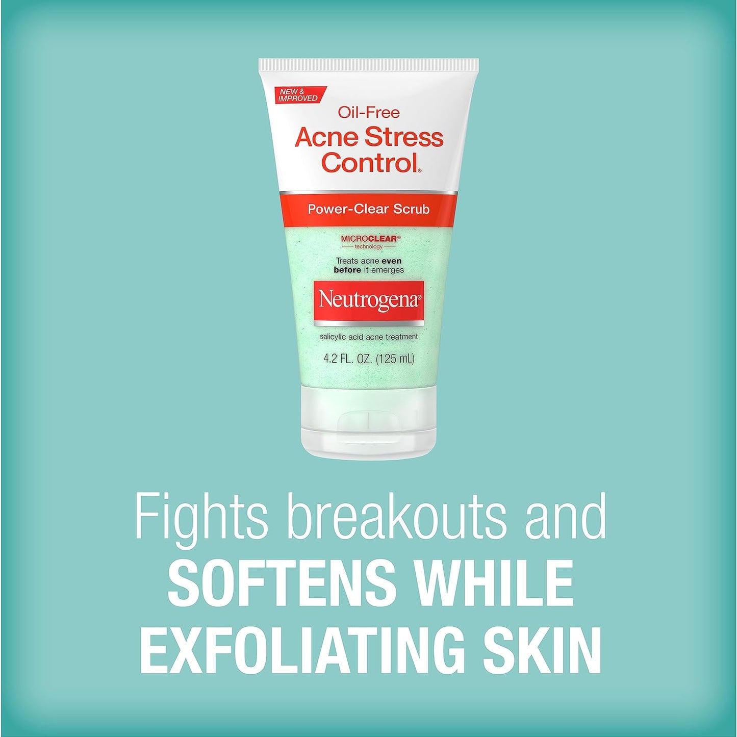 Neutrogena - Oil-Free Acne Stress Control Power-Clear Facial Scrub  - null - EXprimi Skincare Kenya - #product_page_title#